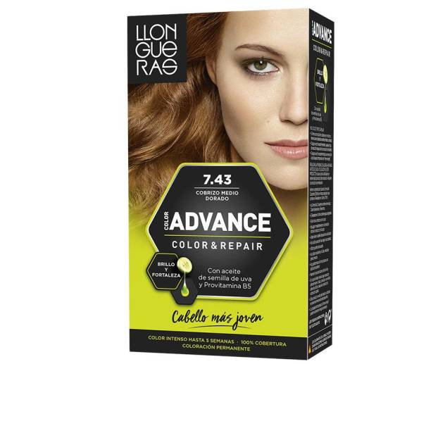 COLOR ADVANCE #7,43-cobrizo medio dorado 1 u