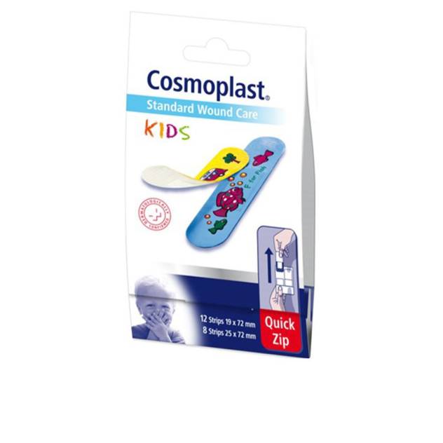 COSMOPLAST apósitos infantiles quick-zip 20 u