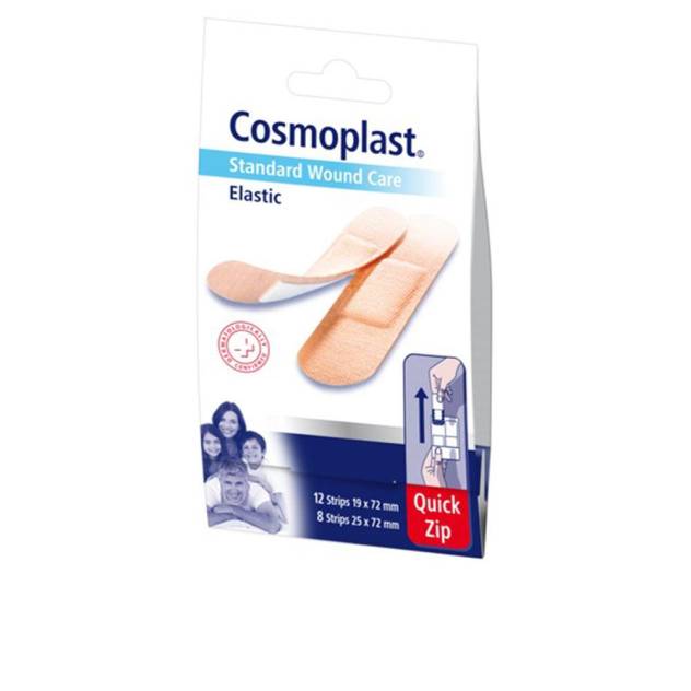 COSMOPLAST apósitos elásticos quick-zip 20 u