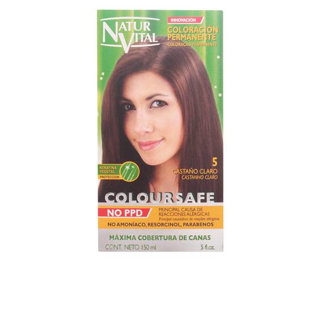 COLOURSAFE tinte permanente #5-castaño claro