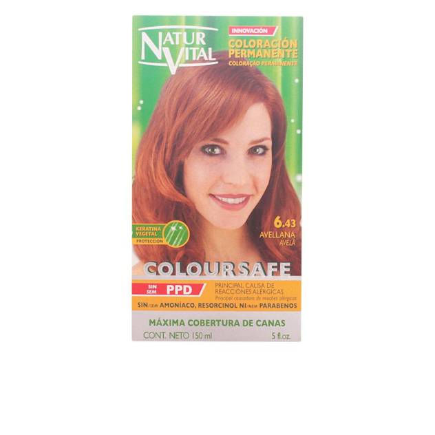 COLOURSAFE tinte permanente #6.43-avellana