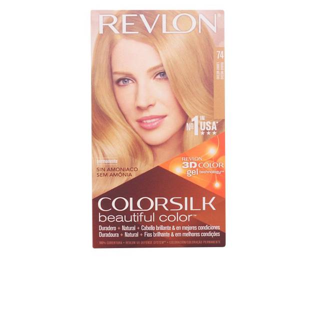 COLORSILK tinte #74-rubio medio 1 u