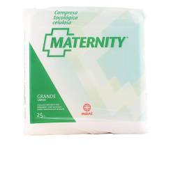 MATERNITY compresa celulosa anatómica grande 25 u