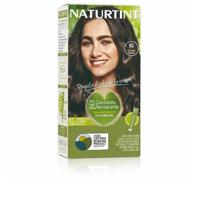 NATURTINT tinte sin amoniaco #4G-Castaño Dorado 170 ml