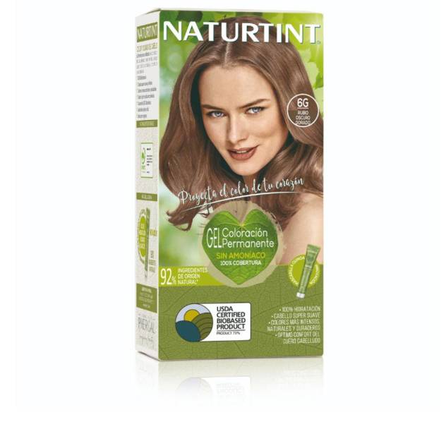 NATURTINT tinte sin amoniaco #6G-Rubio Oscuro Dorado 170 ml