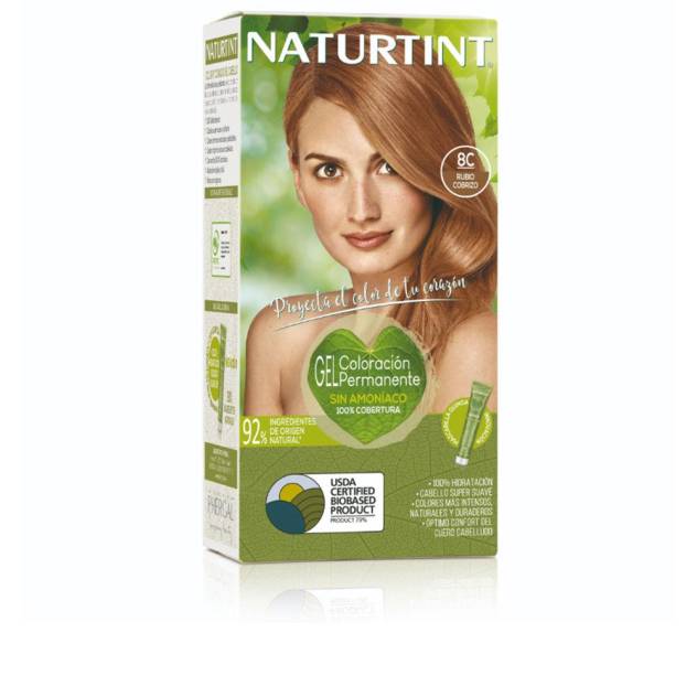 NATURTINT tinte sin amoniaco #8C-Rubio Cobrizo 170 ml