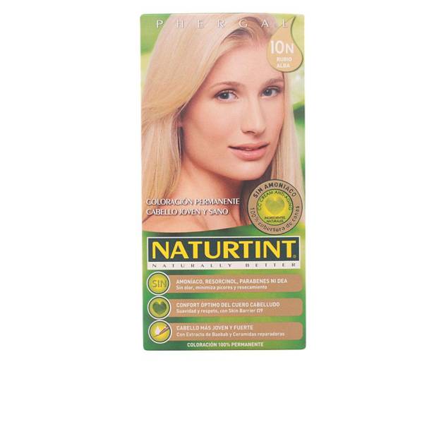 NATURTINT tinte sin amoniaco #10N-Rubio Alba 170 ml