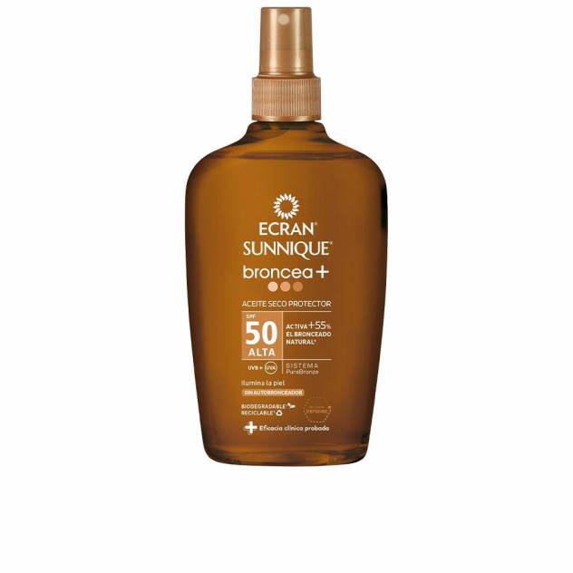 ECRAN SUNNIQUE BRONCEA+ aceite vapo SPF50 200 ml