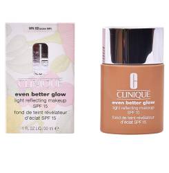 EVEN BETTER GLOW light reflecting makeup SPF15 #brulée