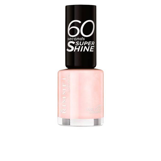 Lac de unghii cu uscare rapida Rimmel London 60 SECONDS SUPER SHINE #203 lose your lingerie 8 ml