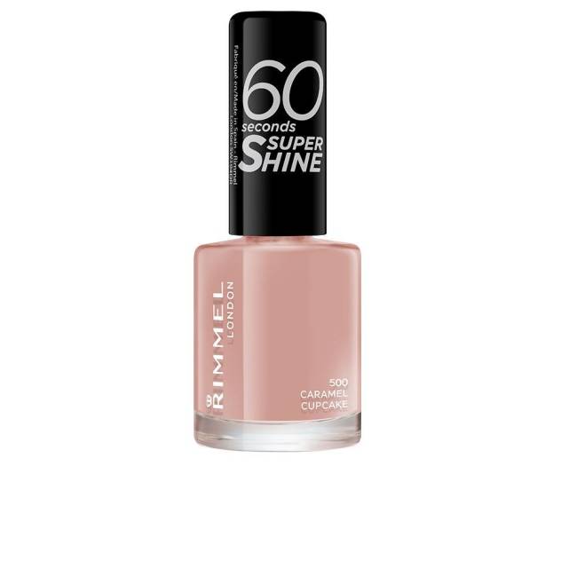 Lac de unghii cu uscare rapida Rimmel London 60 SECONDS SUPER SHINE #500 caramel cupcake 8 ml